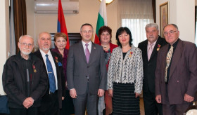 Посланикът на Република Армения в София връчи медали на Министерството на диаспората 