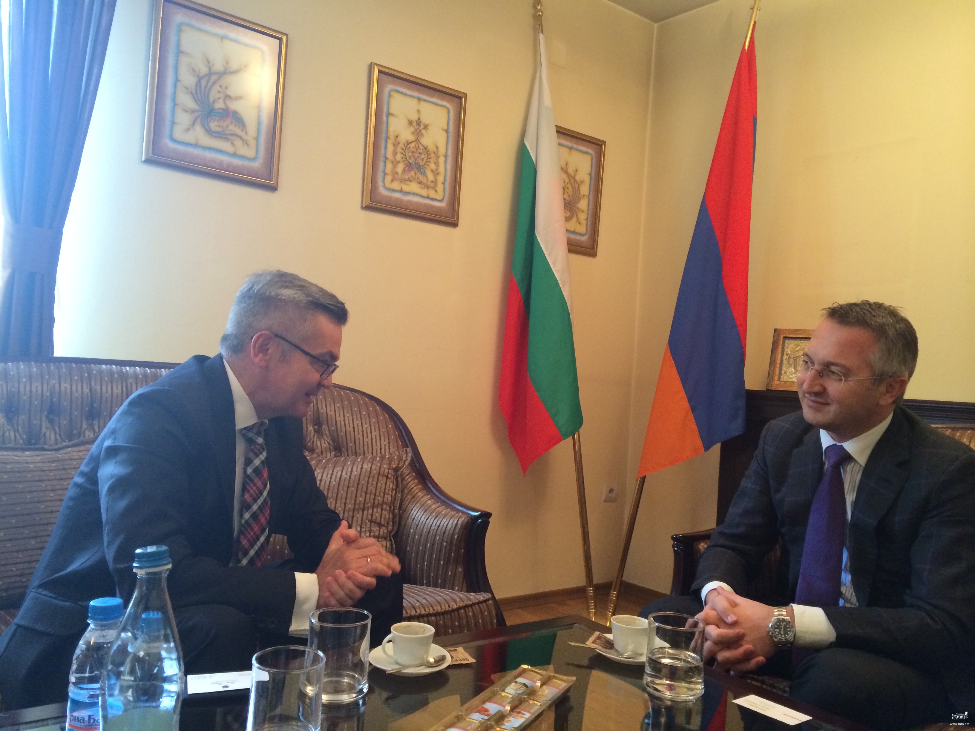 Посещение на  посланика на Полша в посолството на Република Армения в София