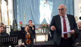In commemoration of 108th Anniversary of the Armenian Genocide the concert of the AGBU Sofia Chamber Orchestra was held